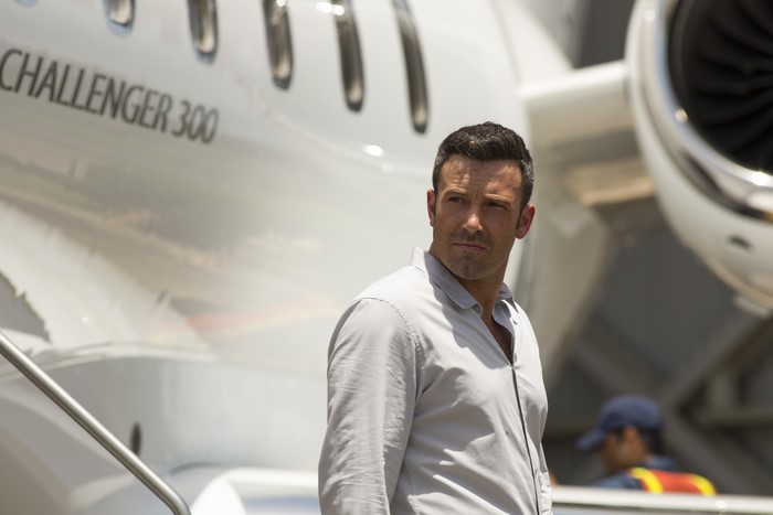 Ben Affleck on a Challenger 300 Jet