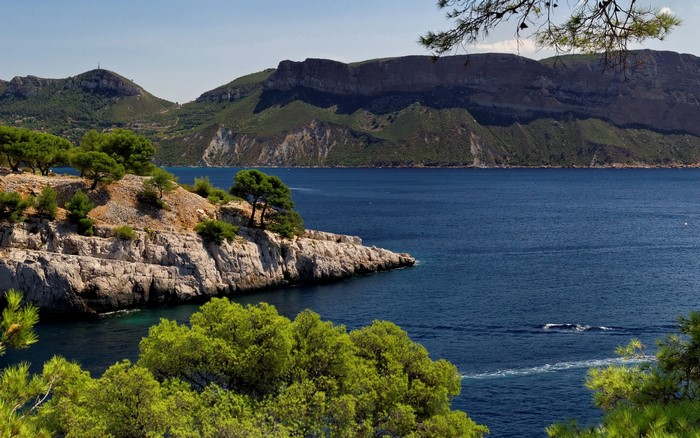 Calanque Port Miou, Provence, France Coastline