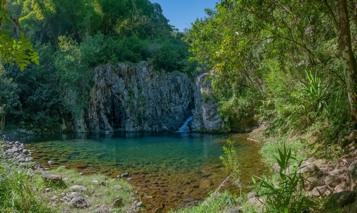 Waterfall at Ste-Marie Reunion, France