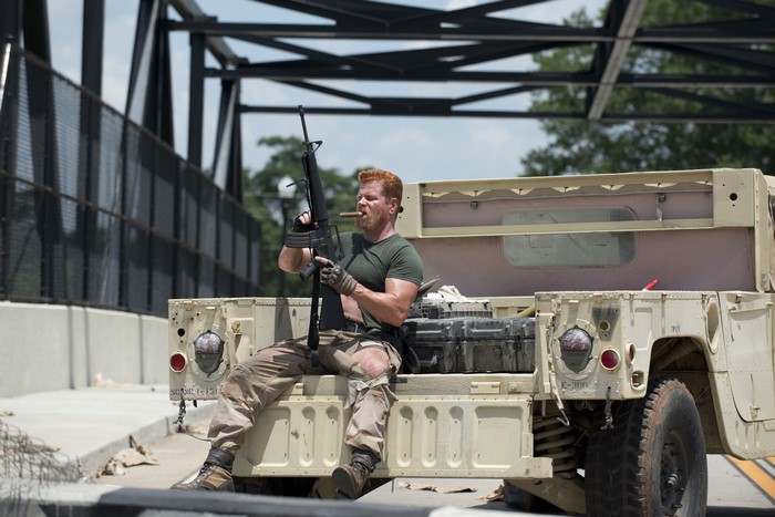 Abraham Ford from The Walking Dead with Assault Rifle