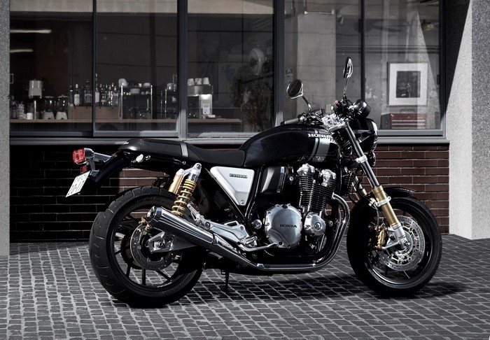 Black Honda CB1100 RS motorcycle