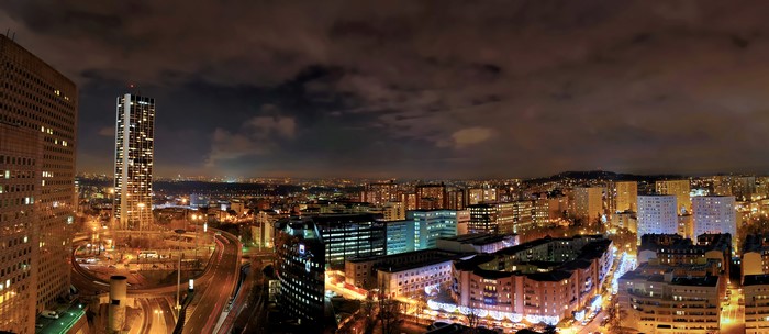 Paris Megapolis at Night