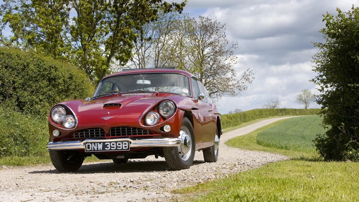 1963-65 Jensen CV8 MkII wine red metallic car