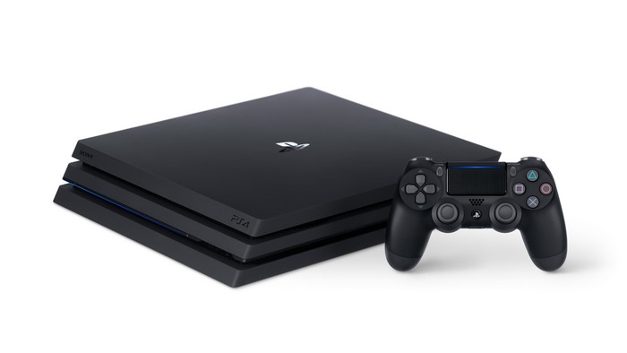 4K Playstation 4 Pro console and controller