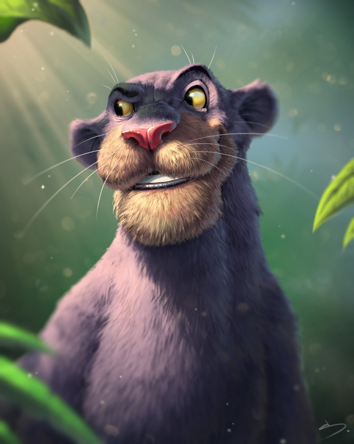 Bagheera the Panther from The Jungle Book