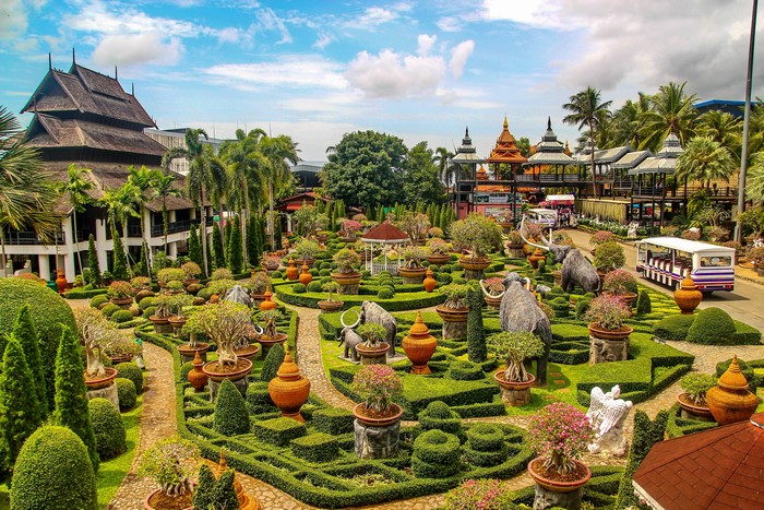 Nong Nooch Tropical Botanical Garden in Thailand