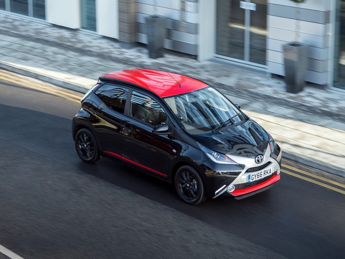 2017 Toyota Aygo X-Press 5-door in motion