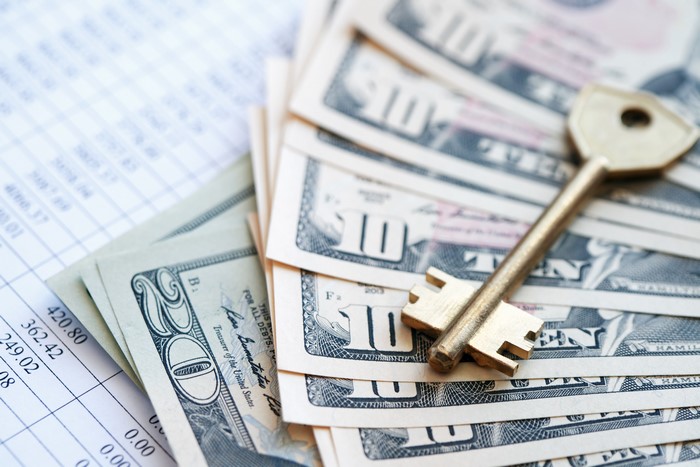 Key on US Dollar Bills and Financial Documents