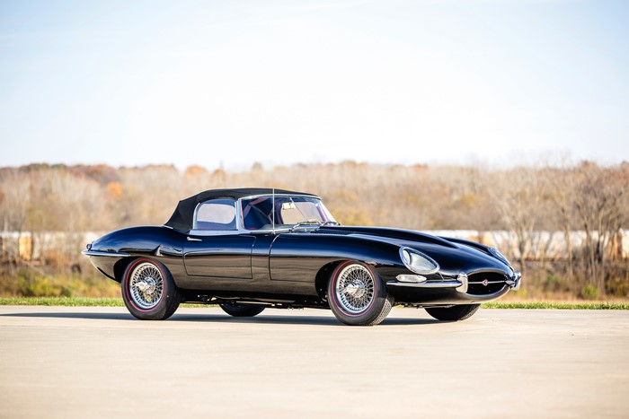 Black Jaguar E-Type 3.8-Litre Open Two Seater