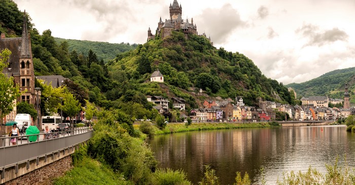 Cochem Castle and River in Germany
