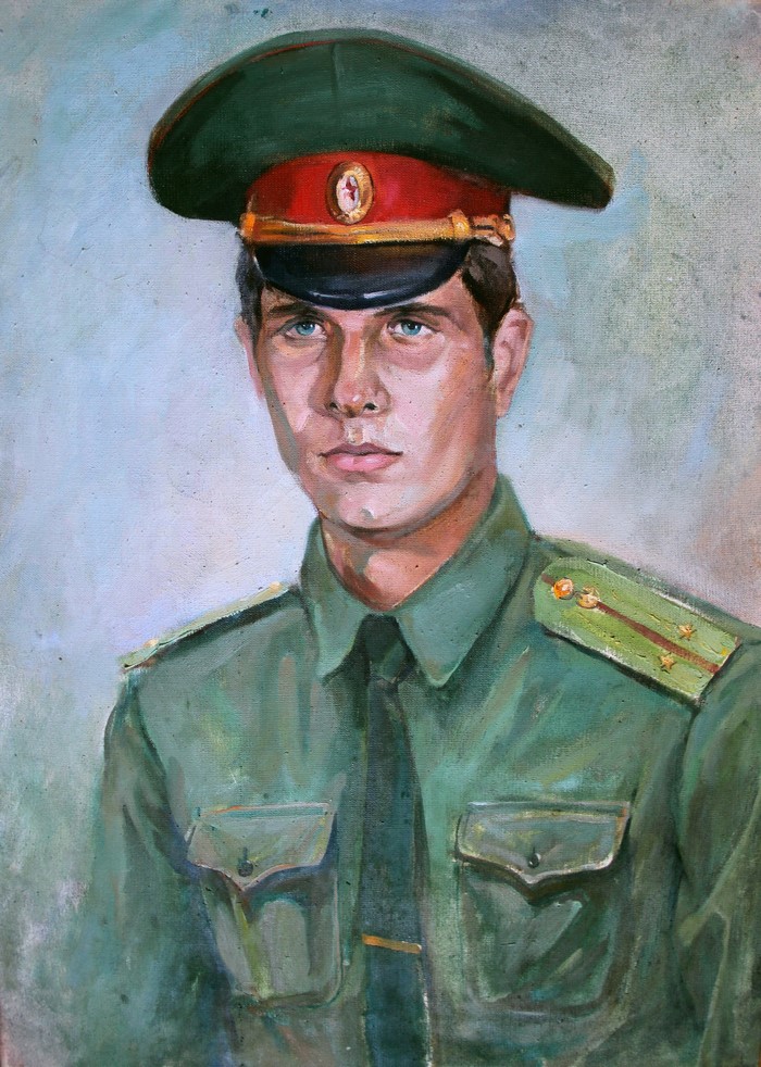 Portrait of Lieutenant Yegorov by Oleg Rybchenko