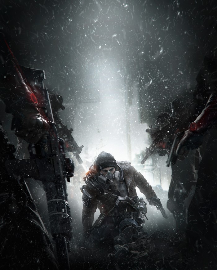 Soldiers from The Division with Assault Rifles