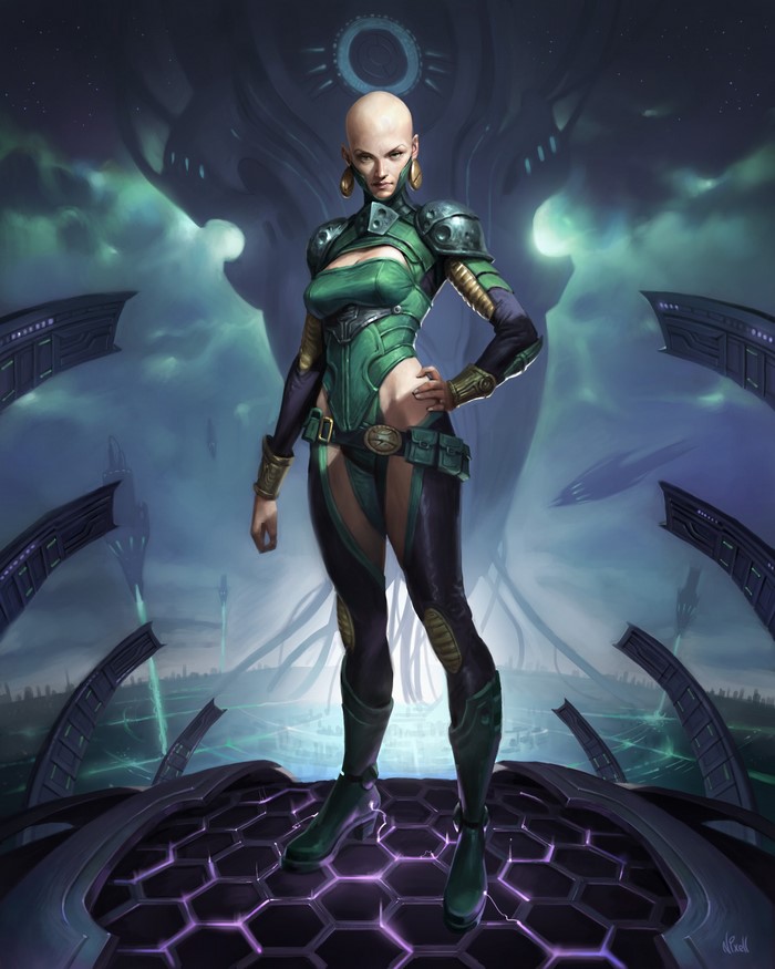 Moondragon from Heroes comics