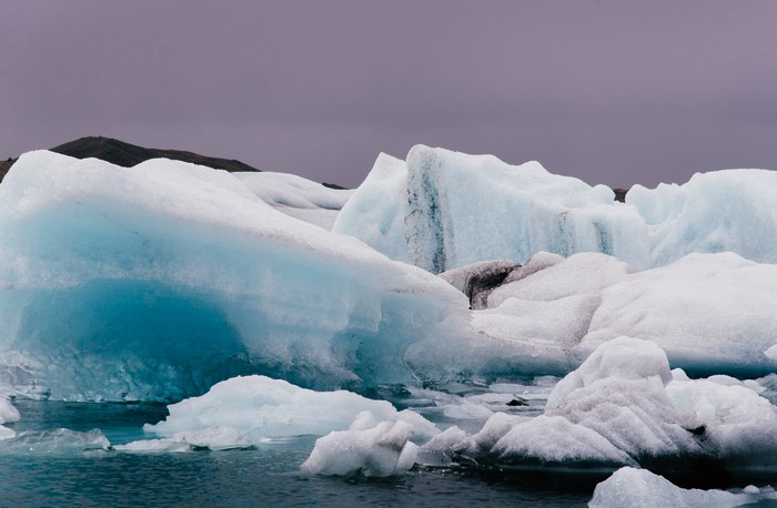 4K Icebergs in Iceland