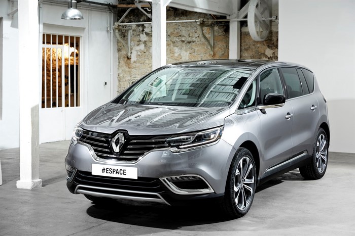 Silver Renault Espace 2015