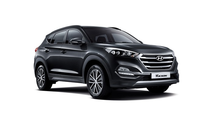 Black Hyundai Tucson Crossover SUV