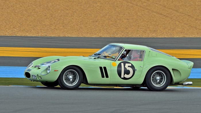 Ferrari 250 GTO Scaglietti race car with number 15