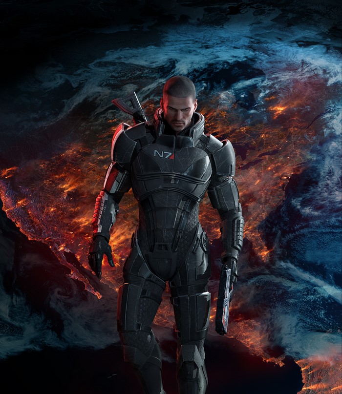 Commander Shepard from Mass Effect 3