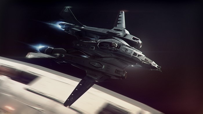 Star Citizen 4K Starship in Space