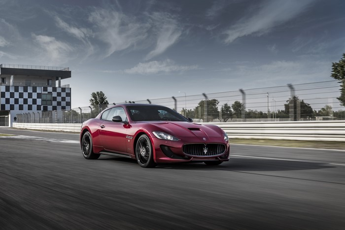 Maserati GranTurismo Sport Special Edition on a Racetrack