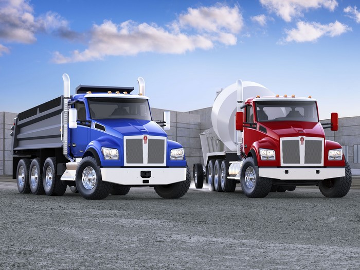 Two Kenworth T880 Trucks