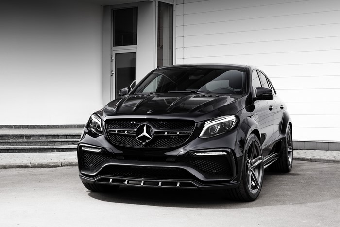 Black Mercedes-Benz GLE-Class Coupe C292 Front