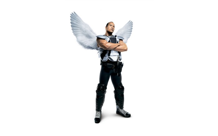 Dwayne Johnson as Tooth Fairy with Wings