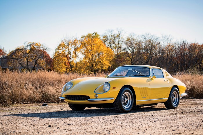 Yellow 1965-66 Ferrari 275 GTB 6C Acciaio