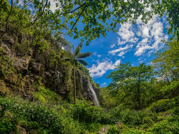 4K Waterfall at Ste-Rose Reunion France