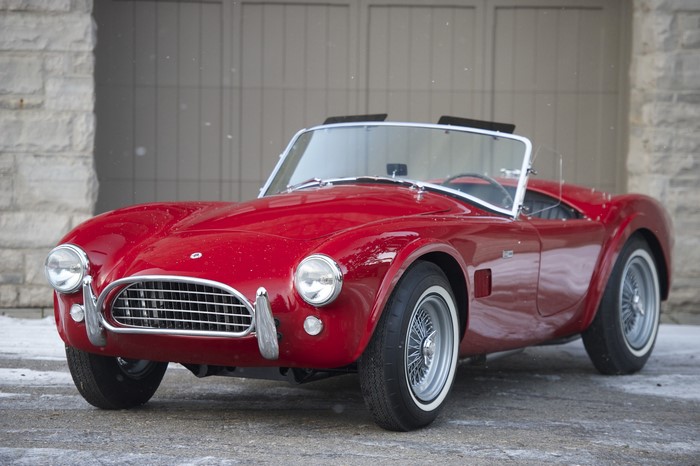 Red 1965 Shelby Cobra 289 Cabriolet