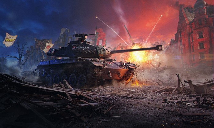 4K German leKpz M 41 90 mm GF Tank in Battle