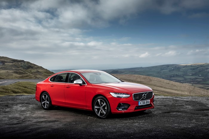 Red 2017 Volvo S90 D5 R-Design