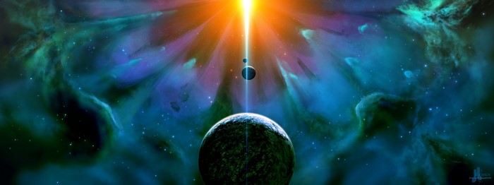 Planets and Nebulae in Space