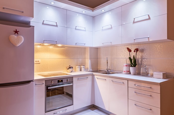 Modern White Kitchen Interior Design
