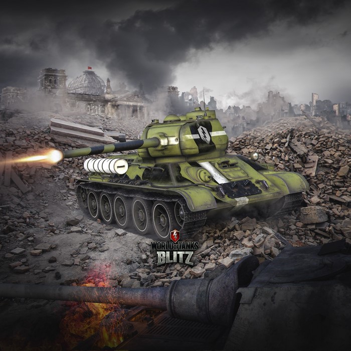 World of Tanks Blitz T-34 Tank Firing