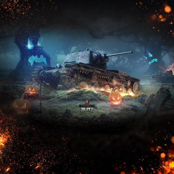 World of Tanks Blitz KV-1 Halloween