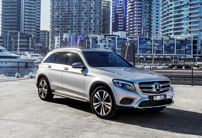 Silver Mercedes-Benz GLC-Class X253 SUV