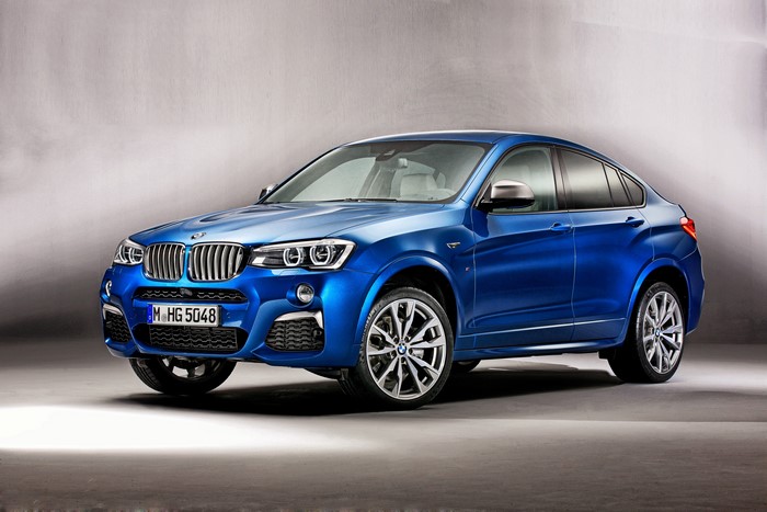 Blue 2015 BMW X4 M
