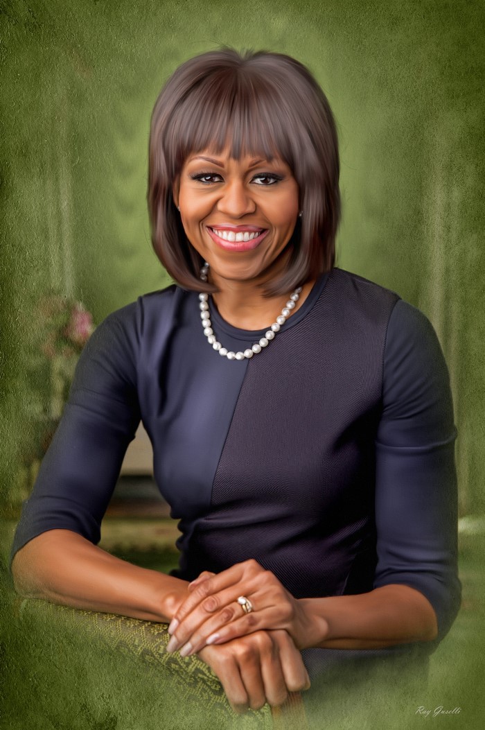 Painting of First Lady Michelle Obama