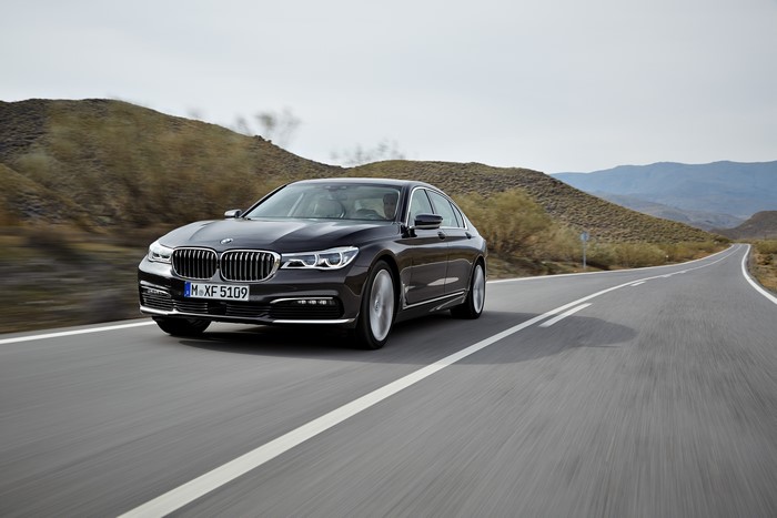 BMW 750Li xDrive G12 on a Road