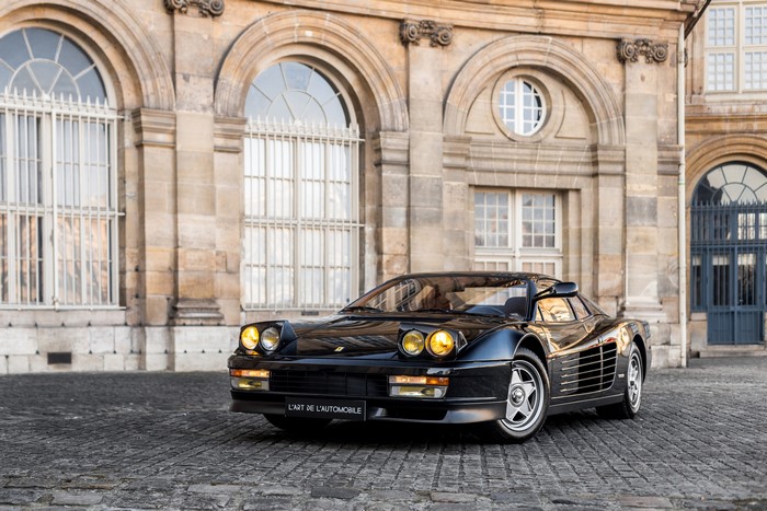 Black 1984-87 Ferrari Testarossa by Pininfarina