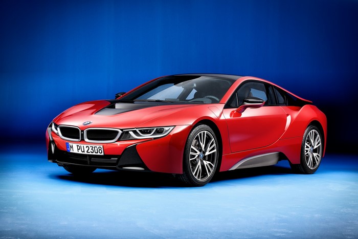 Red BMW i8