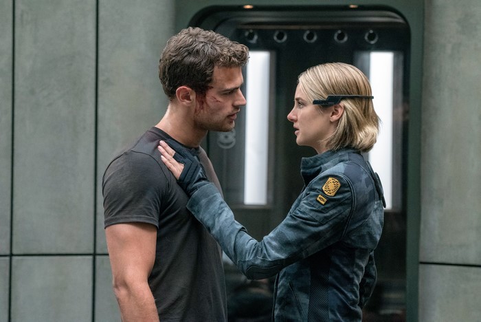 Theo James and Shailene Woodley from The Divergent Series: Allegiant