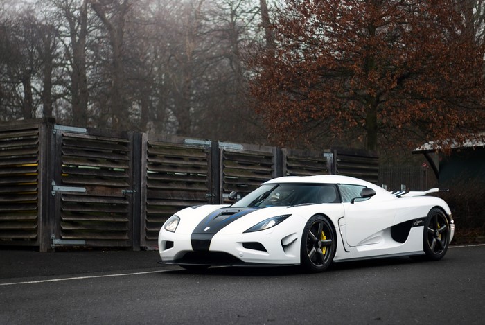 White Koenigsegg Agera N