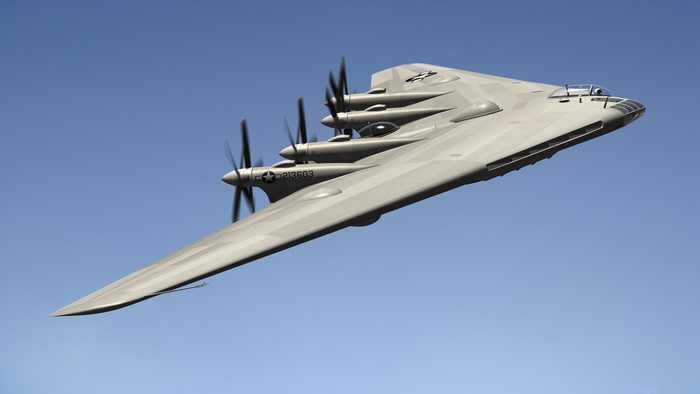 Northrop XB-35 Flying Wing Airplane
