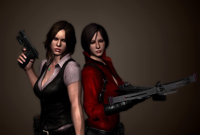 Helena Harper and Ada Wong from Resident Evil 6