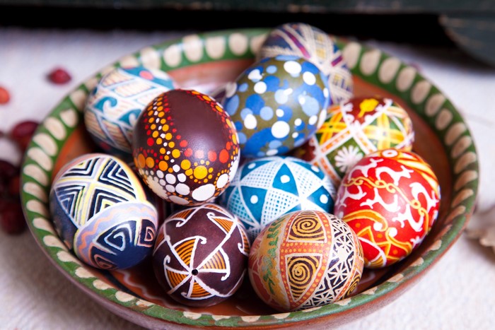 Easter Eggs in a Bowl