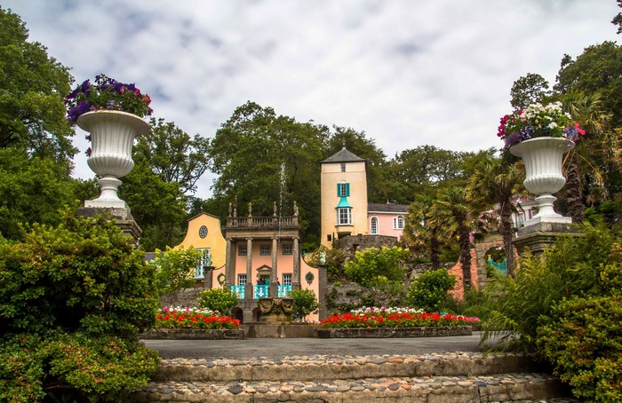 Portmeirion Village in Wales, United Kingdom