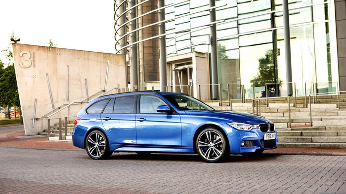 Blue BMW F31 2015 Touring Sport Estate Car
