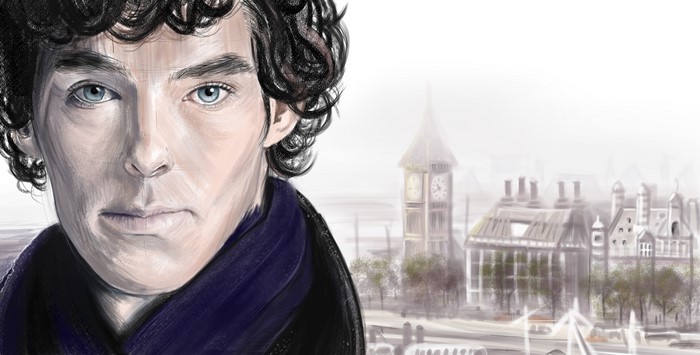 Sherlock Holmes from Sherlock, Portrait